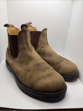 Blundstone Tasmania Australia Tan Chukka Work Boots Sz 7 see description